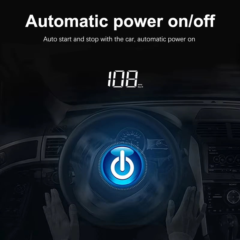 Xiaomi In-Vehicle Speedometer HUD Head up Display Digital Speed Mete GPS