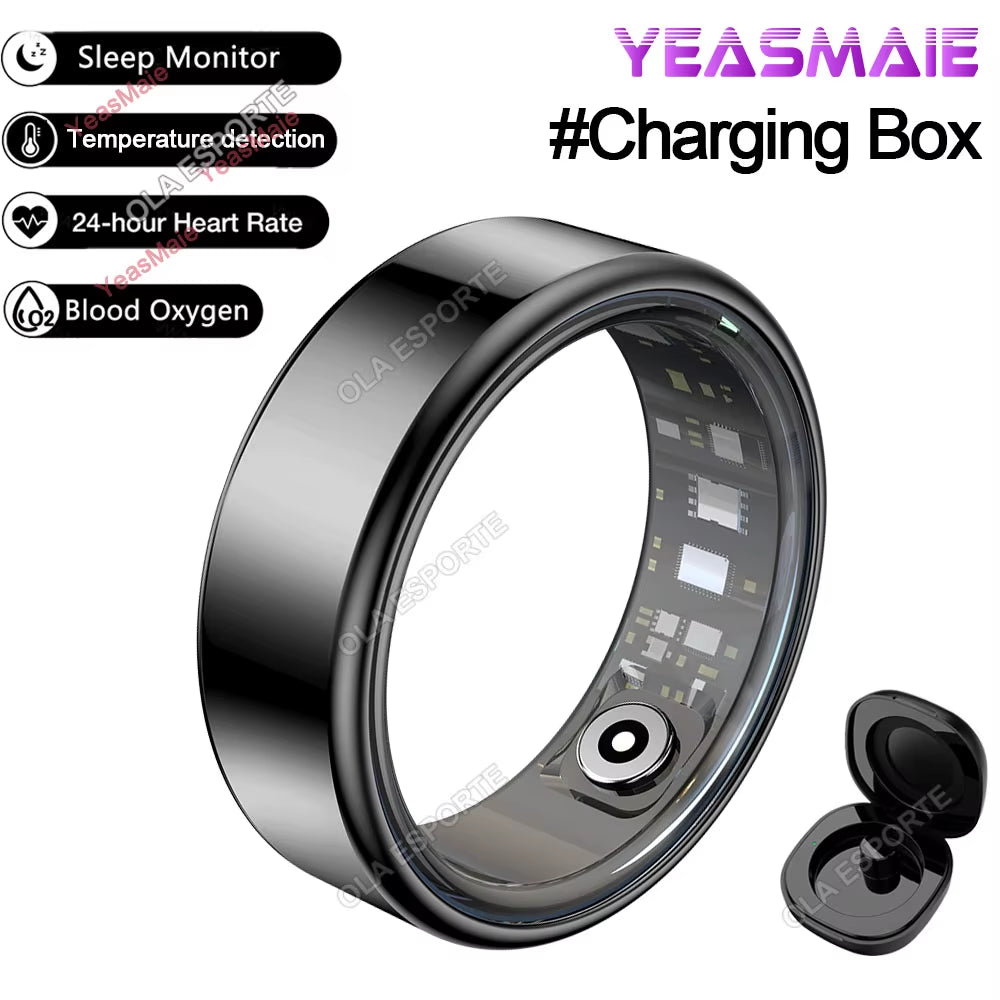 Smart Ring for Xiaomi 2025 Men Women 5ATM Waterproof Health Monitor Heart Rate Sleep Monitor Muilt Sport Modes Tracker Smartring